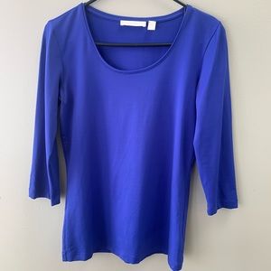 BOSS Hugo Boss Scoopneck stretch jersey top sz XS